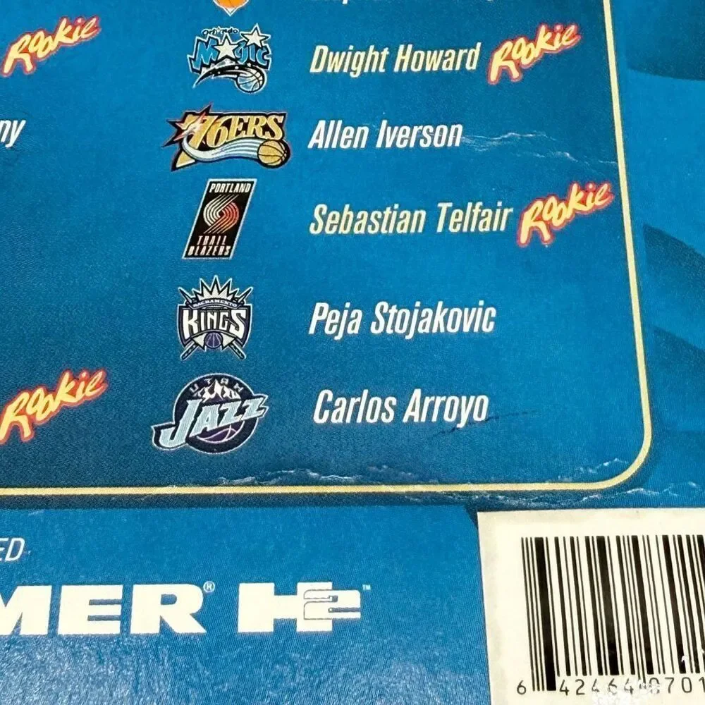 Early 2000s Fleer NBA Diecast Hummer H2 Vehicle Brand New Carlos Arroyo Utah Jaz